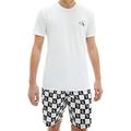 Calvin Klein T-Shirt & Pyjama Shorts in a Bag, White/Black Medium