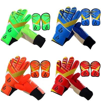 Gants de gardien de but de football en caoutchouc pour enfants vêtements respirants gants de
