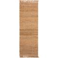 Tapis de jute marron clair 80x250