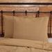 Farmhouse Bedding VHC Burlap Natural Sham Cotton Solid Color Cotton Burlap