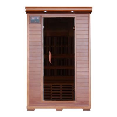 HeatWave Yukon 2-Person Cedar Infrared Sauna with 6 Carbon Heaters