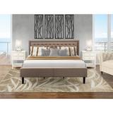 DE20-K00000 1-Piece Denali King Bed Frame for a King Size Bedroom Set - Brushed Gray Finish