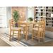 East West Furniture Dining Set With Kitchen Table and Dining Room Chairs - Oak(Seat Type Option) - N/A