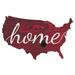 Arkansas Razorbacks 18'' x USA Shape Cutout Sign