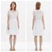 Madewell Dresses | Madewell White Aztec Lace Pleated Bridal Summer Dress 6 | Color: White | Size: 6