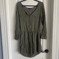 American Eagle Outfitters Dresses | American Eagle Outfitters Long Sleeve Dress | Color: Green | Size: M