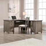 Lark Manor™ Antli L-Shaped Executive Desk Wood in Brown/Gray | 30 H x 65.125 W x 65.125 D in | Wayfair BDAAB7FEB56D40D3B8E084333A6417C1