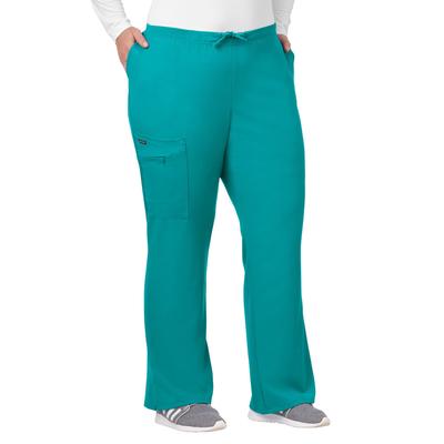 Plus Size Women's Jockey Scrubs Women's Favorite Fit Pant by Jockey Encompass Scrubs in Teal (Size M(10-12))
