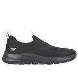 Skechers Men's GOwalk 6 Slip-On Shoes | Size 10.0 | Black | Textile