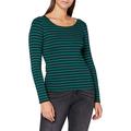 GANT Women's 1X1 Rib LS T-Shirt, Green (Ivy Green), S