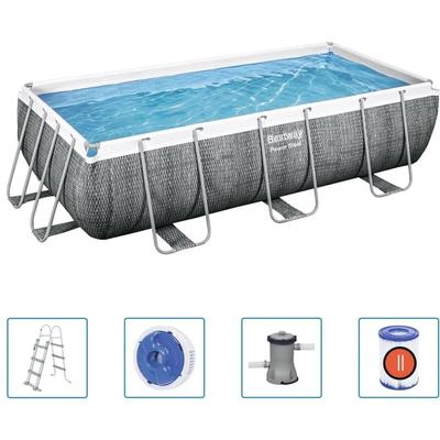 Power Steel Swimmingpool-Set 404x201x100 cm Bestway Image