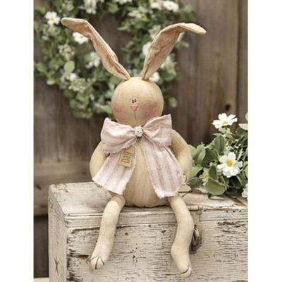 Dag the Bunny - 12.5" H x 6.5" W, 4.5" Dp.