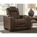 Signature Design by Ashley Backtrack Power Recliner with Adjustable Headrest