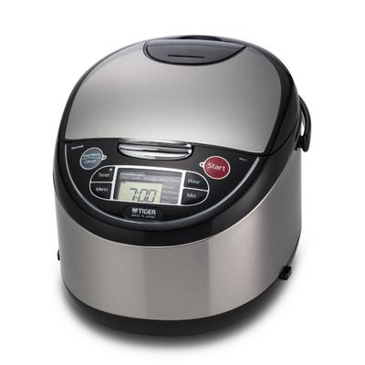 Tiger Corporation 10-Cup Micom Rice Cooker and Warmer Bundle - 11.1" x 14.6" x 9.8"