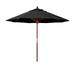 California Umbrella 9-ft. Round Marenti Wood-framed Olefin Market Umbrella (No Base)