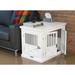 Merry Products Triple Door Dog Crate & End Table