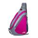 FANDARE Lightweight Chest Sling Shoulder Backpacks Hiking Bags Durable Crossbody Pack Rucksack Multipurpose Daypacks for Adults Children Outdoor Cycling Running Climbing Travel Nylon Rose Red a