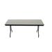 Rectangular Folding Table Metal in Black/Brown AmTab Manufacturing Corporation | 29" H x 60" W x 30" D | Wayfair 305DP