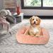 Tucker Murphy Pet™ Banach Ultra Soft Bolster Polyester in Pink | 8 H x 26 W x 18 D in | Wayfair D9427F2DAFAC42378F991A7F69C8835E