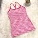 Lululemon Athletica Tops | Lululemon Pink Power Y Racer Back Tank Top | Color: Pink | Size: 4