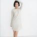 Madewell Dresses | Madewell Curved Hem Speckled Wool Sweater Dress | Color: Cream | Size: Xs