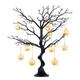 NUPTIO Halloween Tree Twig Black: 75cm Artificial Table Trees Xmas Christmas Easter Decoration Fake Tabletop Branch for Window Bedroom Holiday Party