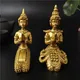 Statue de bouddha de méditation dorée sculptures de bouddha thaïlandais FigAuckland artisanat en