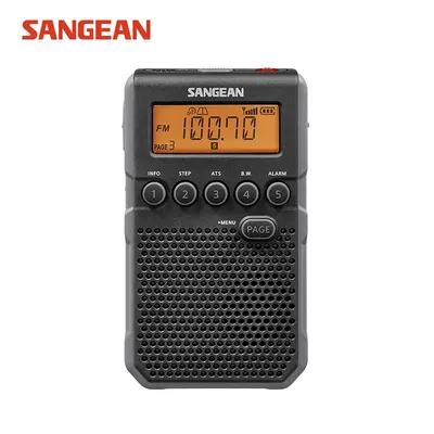Sangean – récepteur Radio de poche Portable AM/FM bande complète Rechargeable pour alerte météo