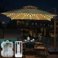 Guirlande lumineuse imperméable à piles 8 Modes pour tente Patio Patio jardin arrière-cour