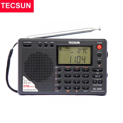 Patch Sun PL-380 Radio pleine bande numérique Démodulation stéréo PLL Radio portable FM /LW/SW/MW