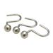 Latitude Run® Jamarl Shower Curtain Hooks Steel in Gray | 1 H x 1 W x 0.5 D in | Wayfair 92527DF39B864B459978CC67892264D6