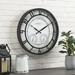 Williston Forge Andie 18" Wall Clock Plastic in Brown | 18 H x 18 W x 2 D in | Wayfair BF919CD059804103933D3D59C6F9B17E