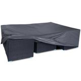 Arlmont & Co. Patio Furniture Covers, Waterproof Outdoor Furniture Covers Fits 12 Seats Table & Chairs | 29 H x 126 W x 64 D in | Wayfair