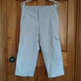 American Eagle Outfitters Pants & Jumpsuits | American Eagle Outfitters Cargo Capri Pants Size 8 | Color: Cream/White | Size: 8