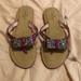 Kate Spade Shoes | Euc Kate Spade Glitter Flip Flops / Sandals. | Color: Pink | Size: 8