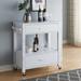 Q-Max Modern 2-drawer Kitchen Serving Cart