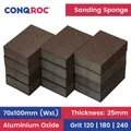 Éponges de ponçage 70x100x25mm blocs de ponçage à sec ou à support en oxyde d'alumine outil