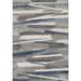 Addison Reston Modern Stack Taupe/ Blue Area Rug (9'6 x 13'2) - 9'6"X13'2"