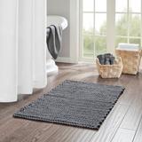 Madison Park Copula Dyed Cotton Chenille Chain Stitch Rug