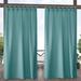 ATI Home Indoor/Outdoor Solid Cabana Tab Top Curtain Panel Pair