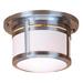 Winston Porter Aliyna 2-Light Outdoor Flush Mount Glass | 7.63 H x 12 W x 12 D in | Wayfair DAFF636E7495479A9E71E15A53DCEAD9