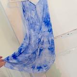 Free People Dresses | Free People Blue Tie-Dye Dress | Color: Blue | Size: S