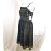 Jessica Simpson Dresses | Jessica Simpson Black And Tan Dress 12 Nwt | Color: Black/Tan | Size: 12