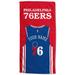 Philadelphia 76ers 30'' x 60'' Personalized Beach Towel