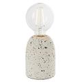 Endon 78181 Terrazzo Modern Table Lamp 1 Light White Concrete Effect