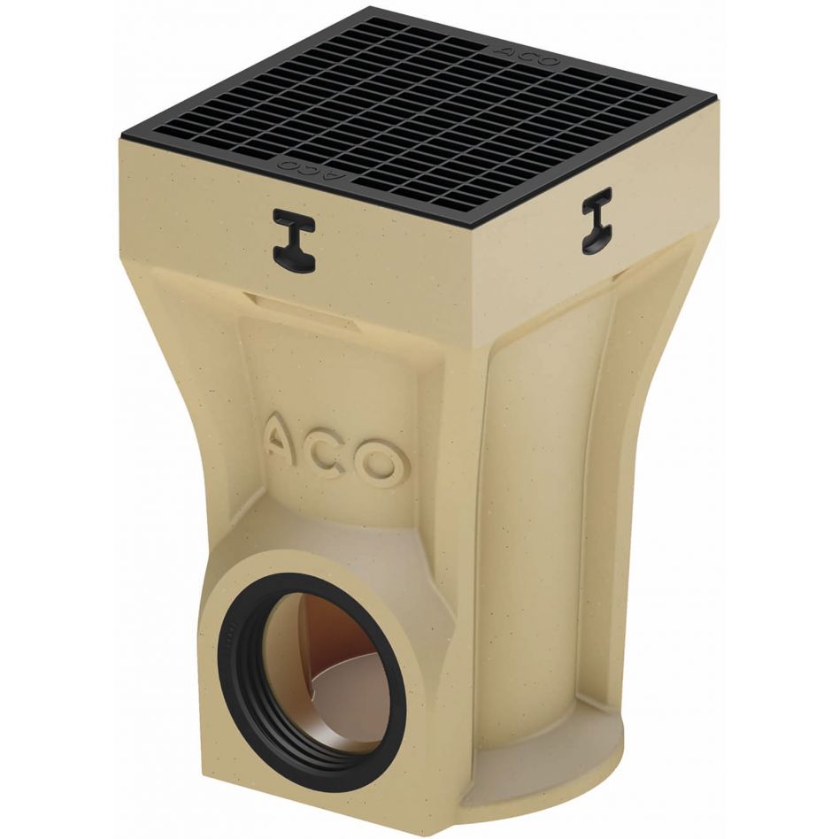 ACO Self Europoint Punktablauf Tief mit Kunststoffmaschenrost Image