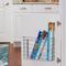 Household Essentials Cabinet Door Cutting Board and Kitchen Wrap Organizer