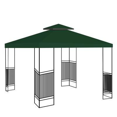 Konelia 10'X10' Gazebo Canopy Top Replacement 2 Tier Patio Outdoor Sunshade Cover UV30, Polyester in Green | 118 W x 118 D in | Wayfair
