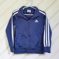 Adidas Jackets & Coats | Adidas Blue Track Jacket Big Logo On Back | Color: Blue/White | Size: 3tb