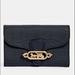 Coach Bags | Coach Nwot Navy Envelope Wallet | Color: Blue/Gold | Size: Os